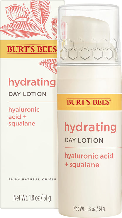 Burt's Bees Truly Glowing Day Lotion for Dry Skin, 1.8 Fluid Ounces