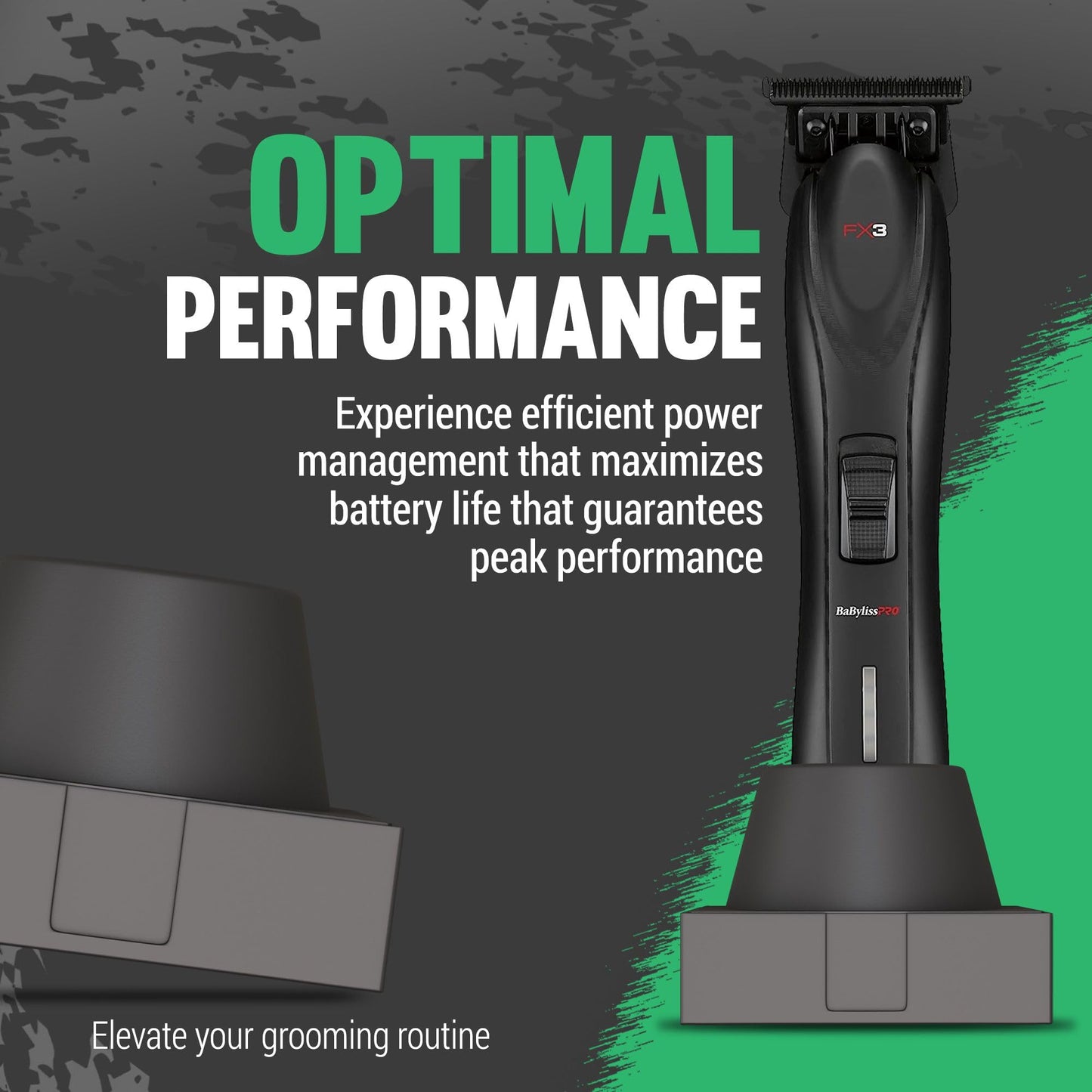 Tomb 45 Power Pod - Compatible with Babyliss FX3 Hair Trimmers - Wireless Charger for Hair Trimmer