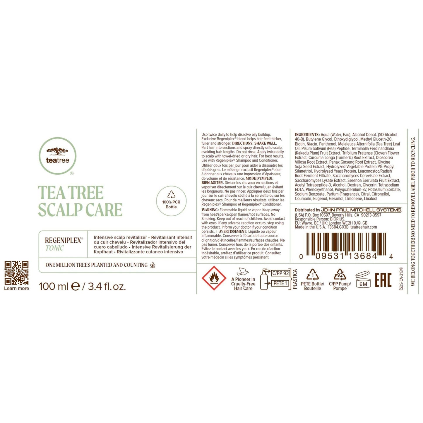 Tea Tree Scalp Care Regeniplex Regimen Kit