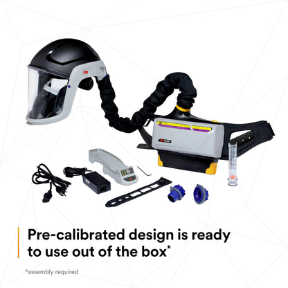 3M PAPR Respirator, Versaflo Powered Air Purifying Respirator Heavy Industry Kit, TR-800-HIK, Intrinsically Safe, NIOSH, Ready to Use All-in-One Respiratory Protection for Particulate, Gas and Vapor