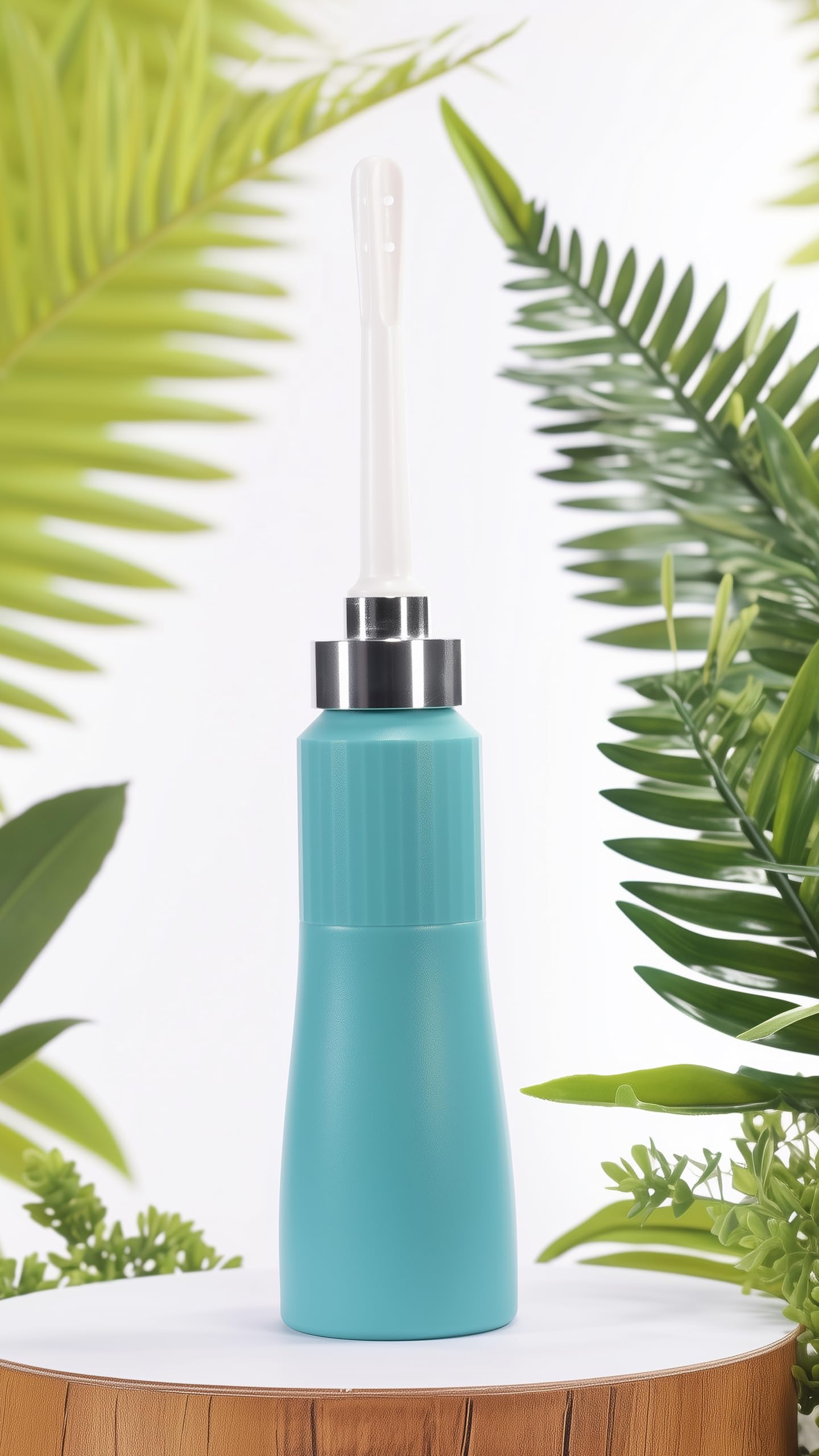 Natural Vaginal Douche Bottle - Vaginal Douche for Women, Free of PVC & Phthalates & BPAs, Compatible with DMSO / MMS, 12 FL Oz, Teal Blue