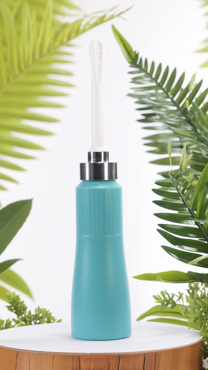 Natural Vaginal Douche Bottle - Vaginal Douche for Women, Free of PVC & Phthalates & BPAs, Compatible with DMSO / MMS, 12 FL Oz, Teal Blue