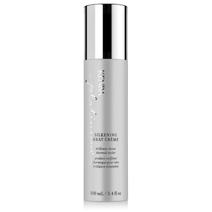 Kenra Platinum Silkening Heat Crème | Brilliant Shine Thermal Styler | Reduces Hot Tool Passes by 50% | Prevents Breakage & Improve Manageability | Heat Protectant | All Hair Types | 3.4 fl. Oz