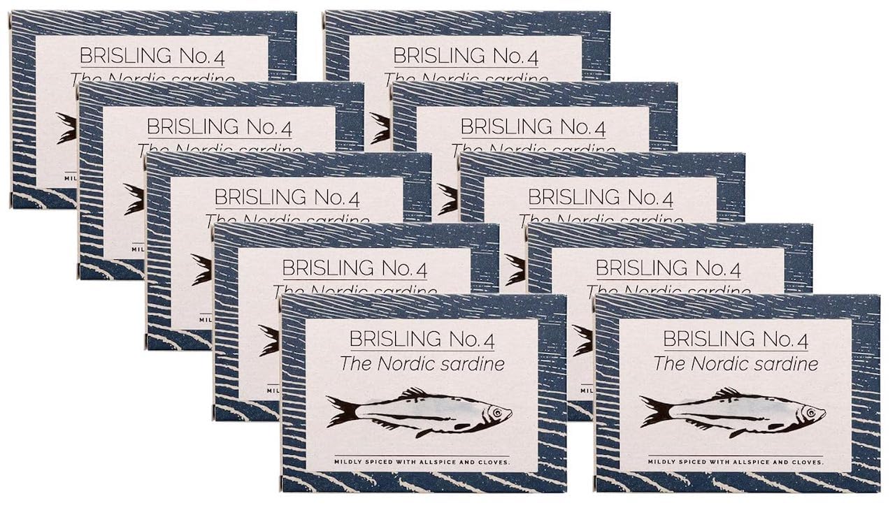 Fangst Brisling No. 4 | Tinned Nordic Sardine with Allspice and Clove | 10 x 100g Can
