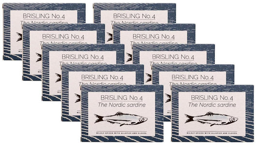 Fangst Brisling No. 4 | Tinned Nordic Sardine with Allspice and Clove | 10 x 100g Can