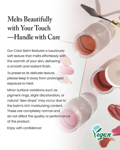 SON&PARK Arti Line Lip & Cheek Balm Multi-Use, Hydrating Warm Peach Color for Lips & Cheeks, Long-Lasting, Buildable Formula, 2-in-1 Korean Beauty Makeup (PEONY, One)