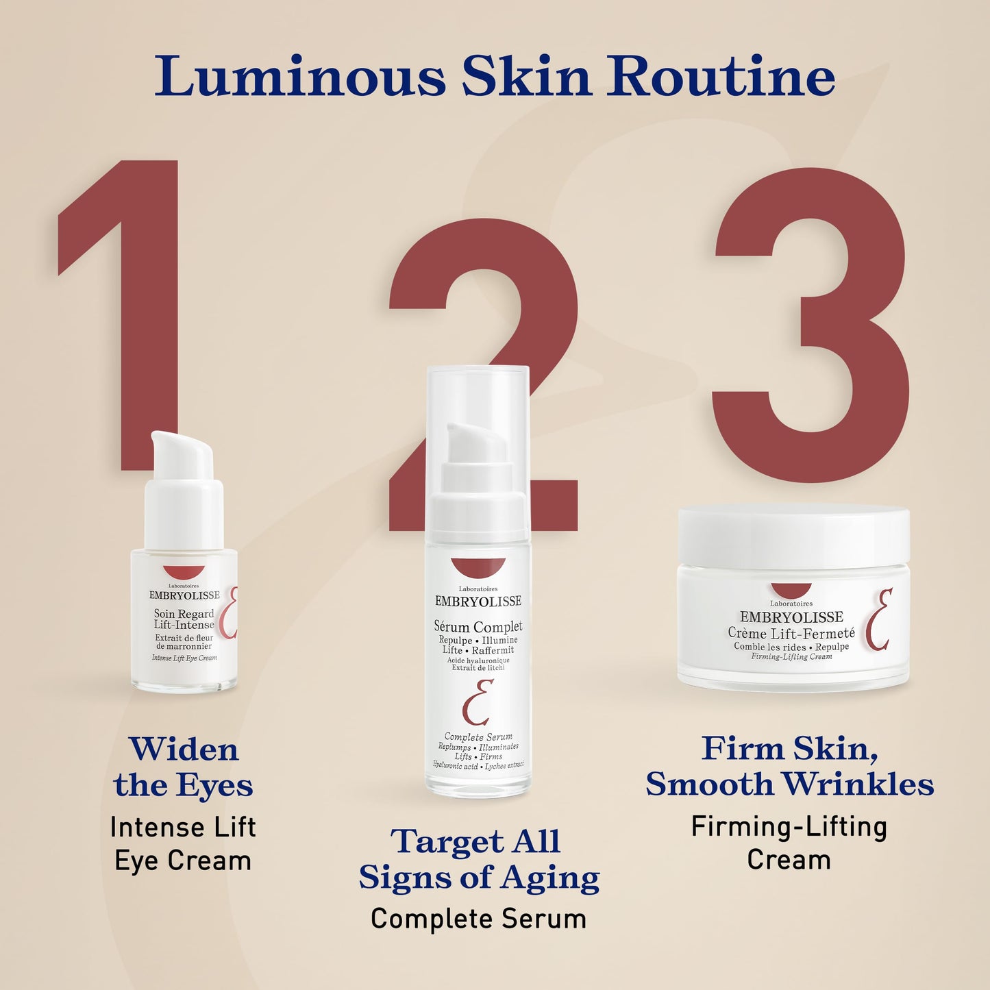 Embryolisse Complete Serum. Advanced Hydrating Formula With Hyaluronic Acid. Replumps, Illuminates, Lifts, Firms, 1.01 Fl Oz