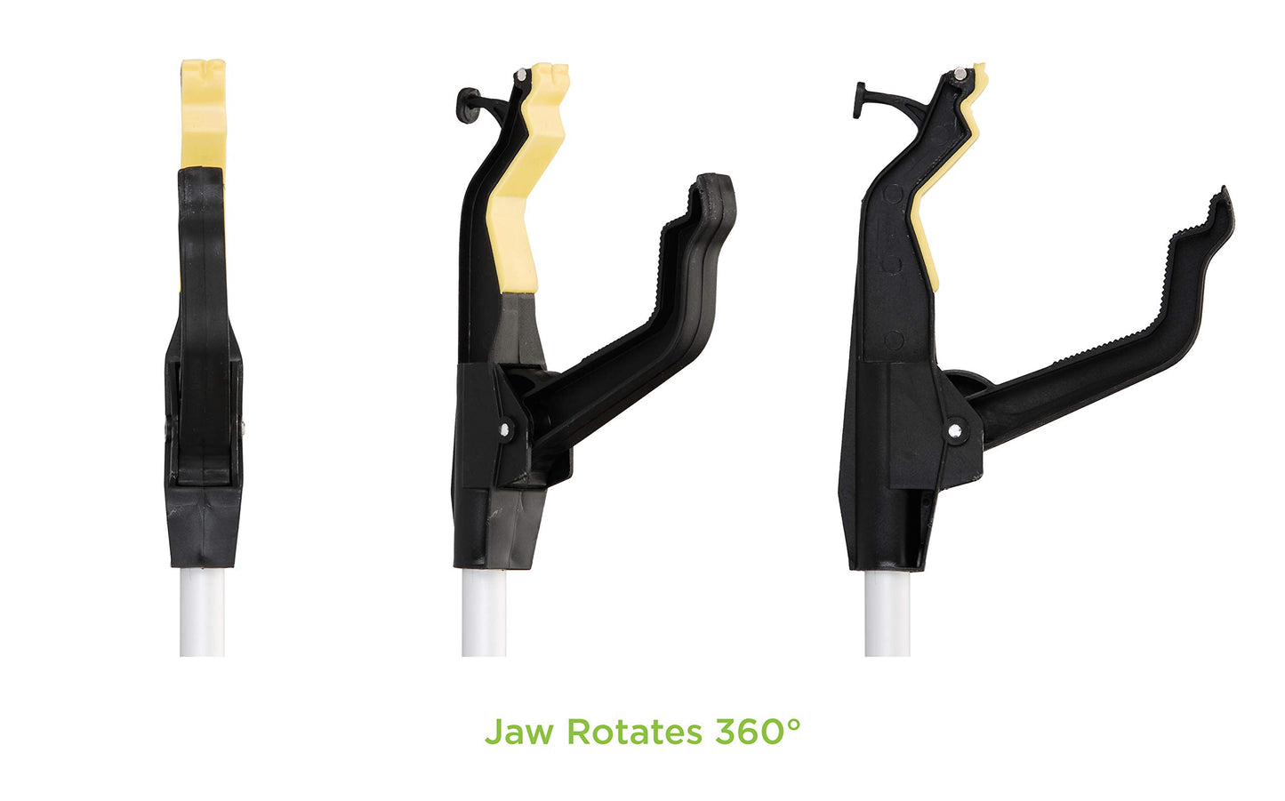 Nova Joy Reacher - Grabber Pickup Tool for Seniors - Lightweight Gripper with Magnetic Tip, Hook, and Rotating Claw - Daily Living Aid for Elderly and Users with Limited Mobility - 32" - One Pack
