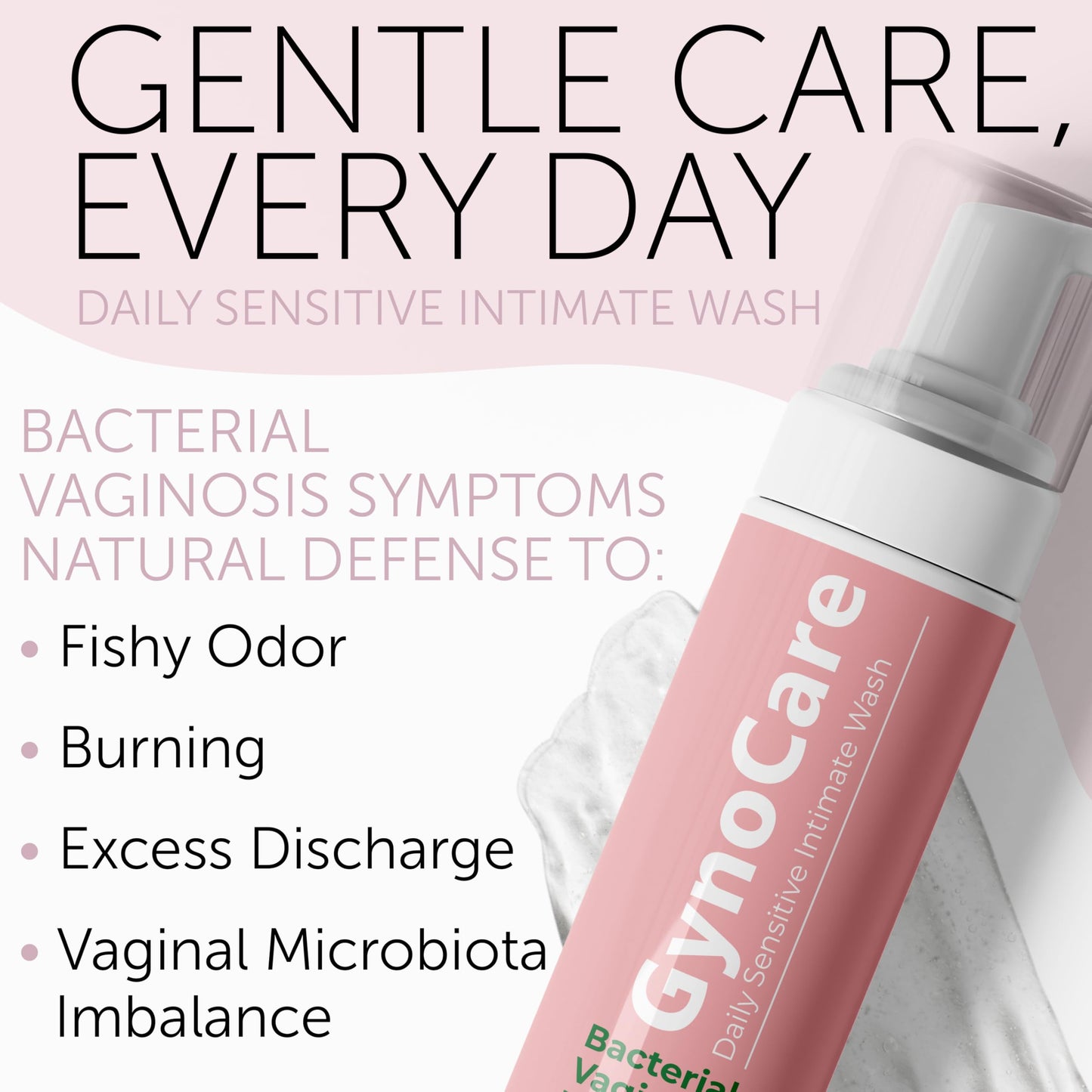 Bacterial Vaginosis Treatment - Natural Vaginal Prefilled Homeopathic Applicators for Odor, Discharge, Itching, Vaginal Microbiota Imbalance and Discomfort + BV Treatment Feminine Wash