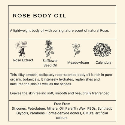 Jurlique Rose Body Oil, 3.4 fl oz (100 ml)