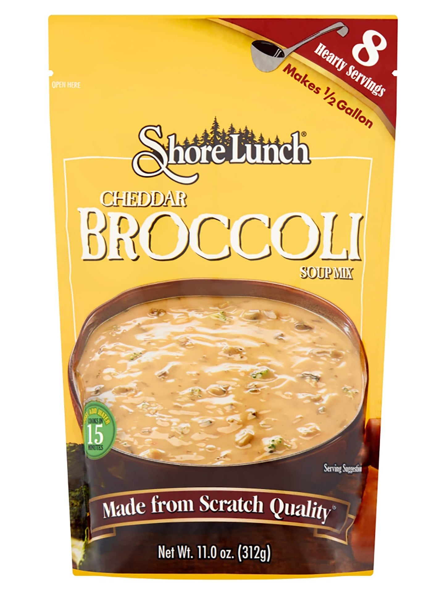 Shore Lunch Cheddar Broccoli Soup Mix, 11-Ounce (Pack of 3)