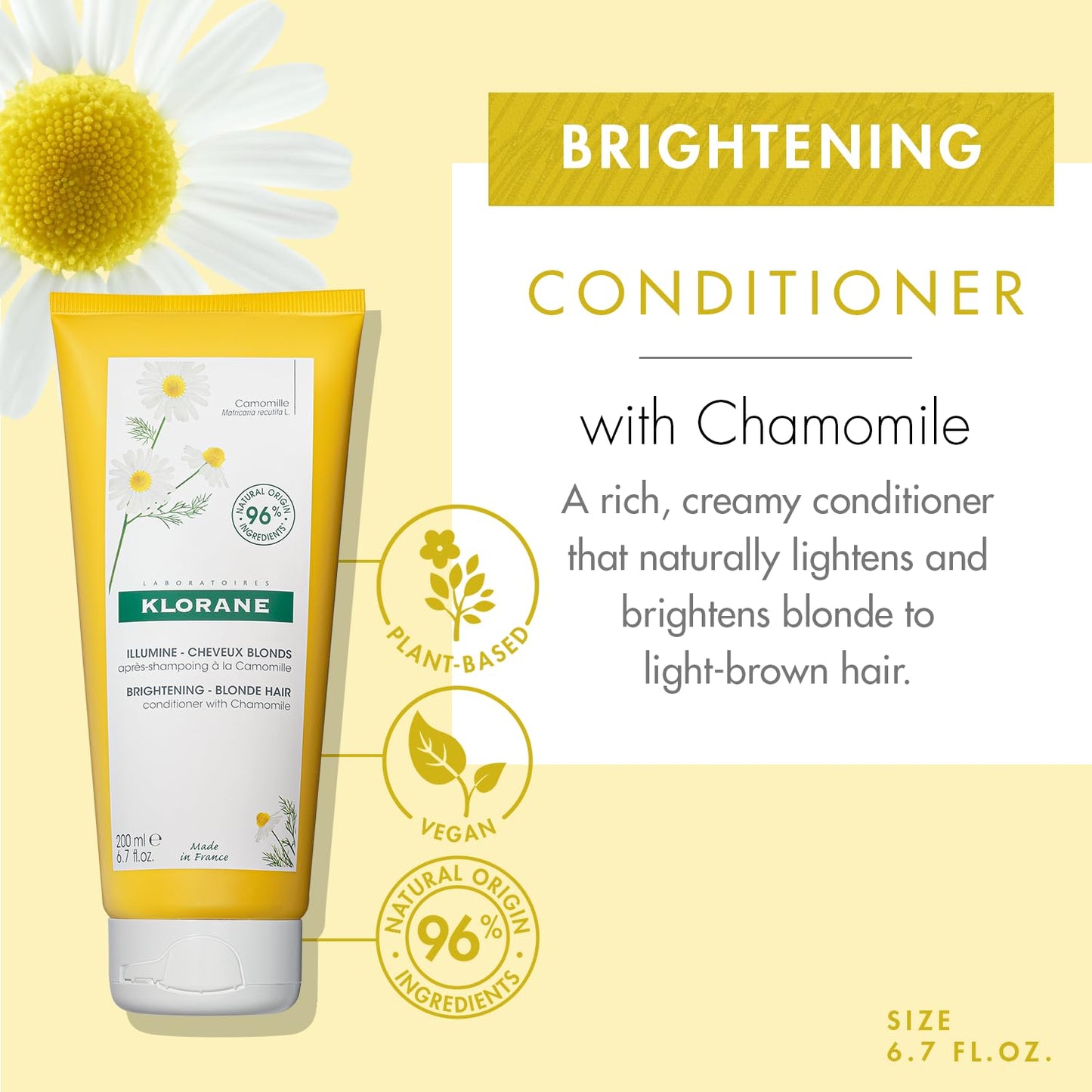Klorane – Brightening Conditioner with Chamomile