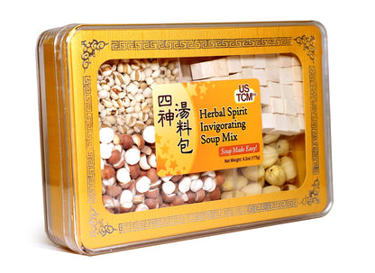 Herbal Spirit Invigorating Soup Mix Soup Base Four God Soup Four Miracle Soup Si Shen Tang 四神湯料包 Soup Made Easy! 3-4 Servings 6.2oz