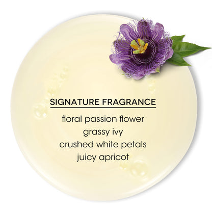Bain de Terre Passion Flower Color Preserving Shampoo, for Vibrant Color & Protection from Fading, with Argan & Monoi Oils, Paraben-free, Vegan