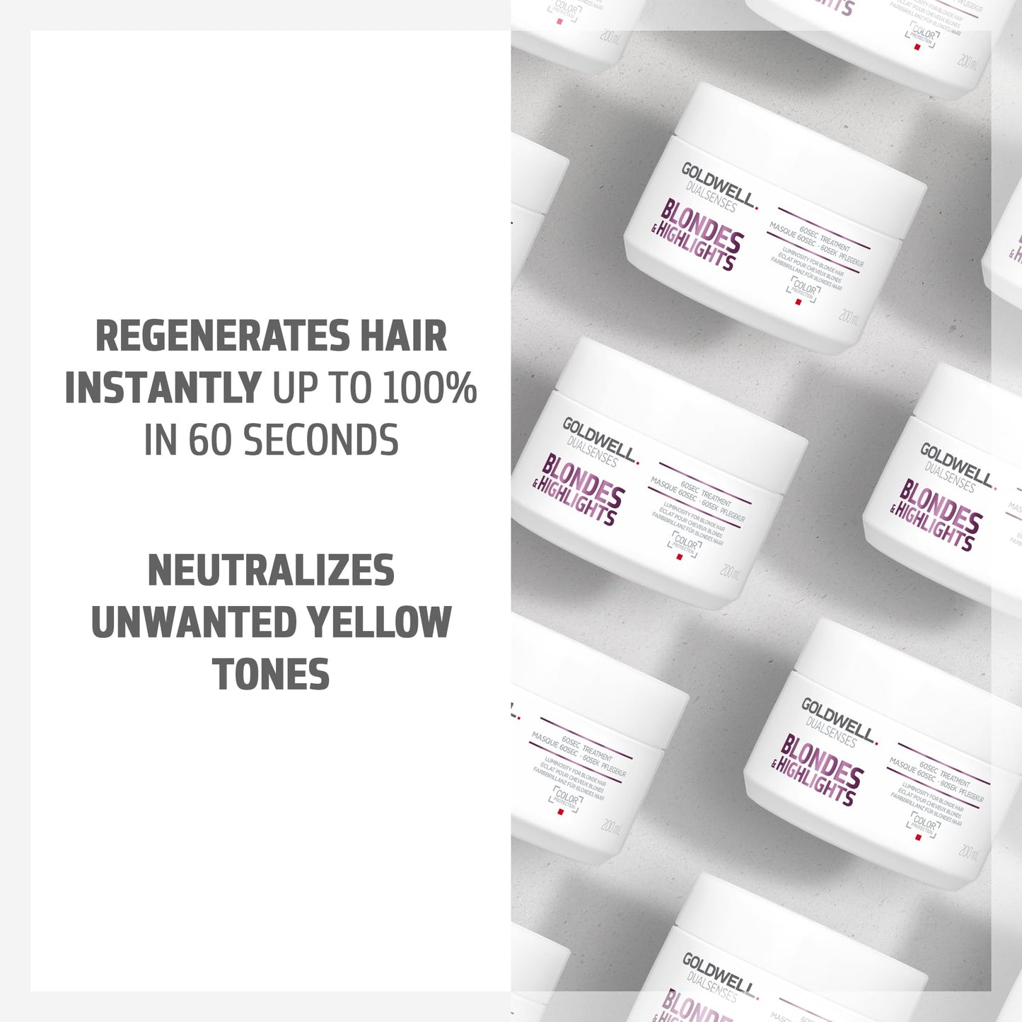 Goldwell Dualsenses Blondes & Highlights Anti-Yellow 60sec Treatment 6.8oz, 200mL