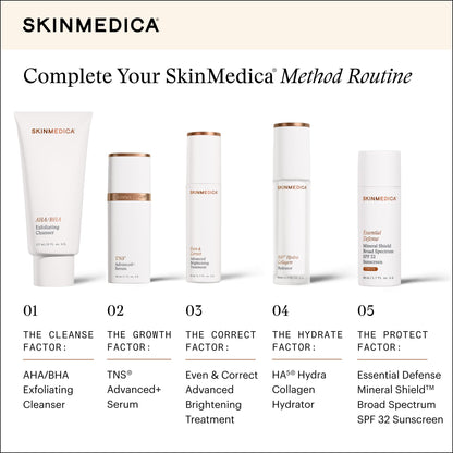 SkinMedica Essential Defense Mineral Shield SPF 32 Tinted Sunscreen for Face. This Lightweight, Facial Sunscreen is Ideal for Oily and/or Combination Skin, NEW PACKAGING, 1.7 Oz