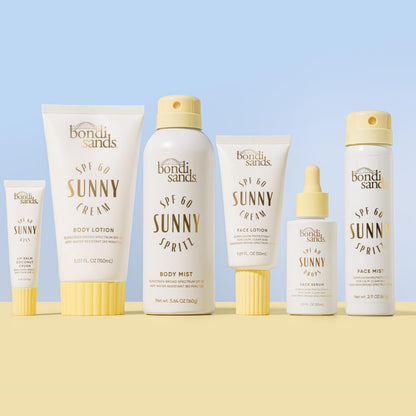 Bondi Sands Sunny Drops SPF 60 Face Serum, Hydrating + Nourishing Broad Spectrum Sunscreen, Lightweight, Silky-Smooth Finish, Oil-Free, 1.01 Fl Oz