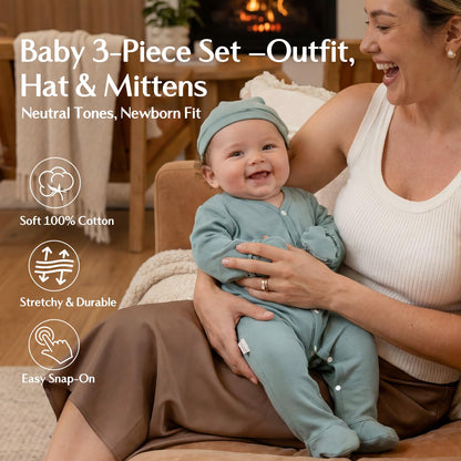 Postpartum Essentials Kit for Mom & Baby, Postpartum Care for Labor & Delivery, Peri Bottle, Cooling Spray, Disposable Underwears, Postpartum Pads, Hot&Cold Packs, Soothing Liners, Baby Outfits Set