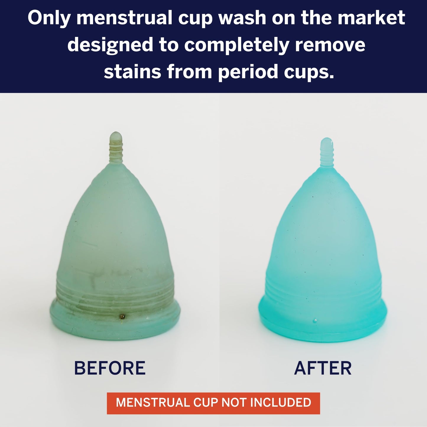 Pixie Cup Stain Remover - The Only Sterilizer Cleaner that Will Remove Stains On Your Reusable Menstrual Discs & Period Cups - Organic and Natural Ingredients for Feminine Care (5 Packets)