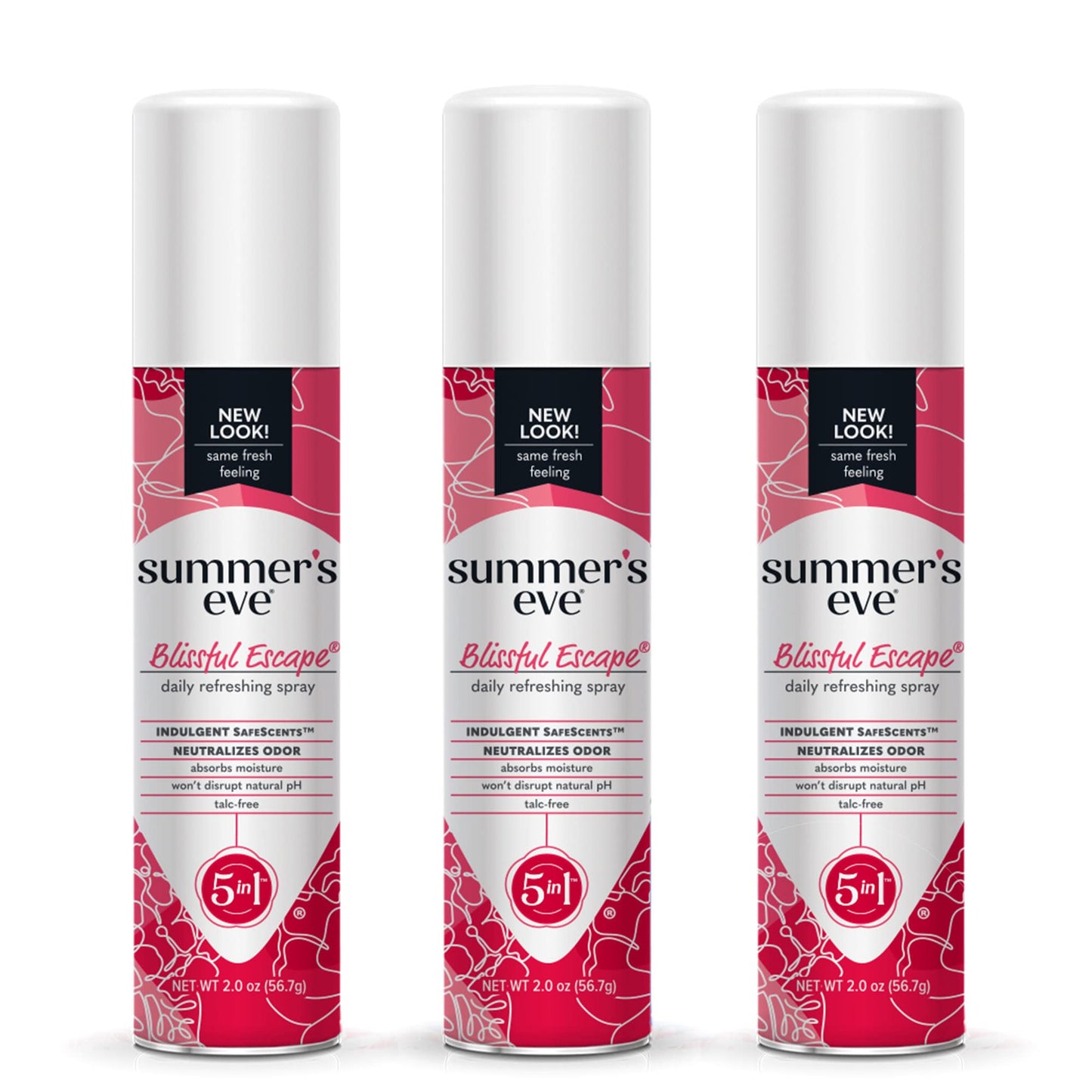 Summer's Eve Simply Sensitive 32 Count Gentle Feminine Wipes & Blissful Escape Feminine Spray Bundles, 4 & 3 Packs