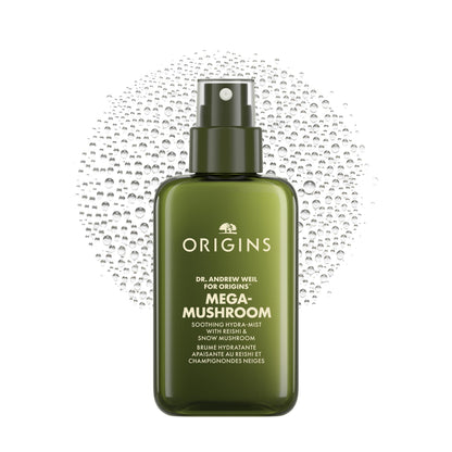 Origins Mega-Mushroom Soothing Face Mist | Plumps, Refreshes & Soothes | With Reishi & Snow Mushroom, 3.4 Fl Oz
