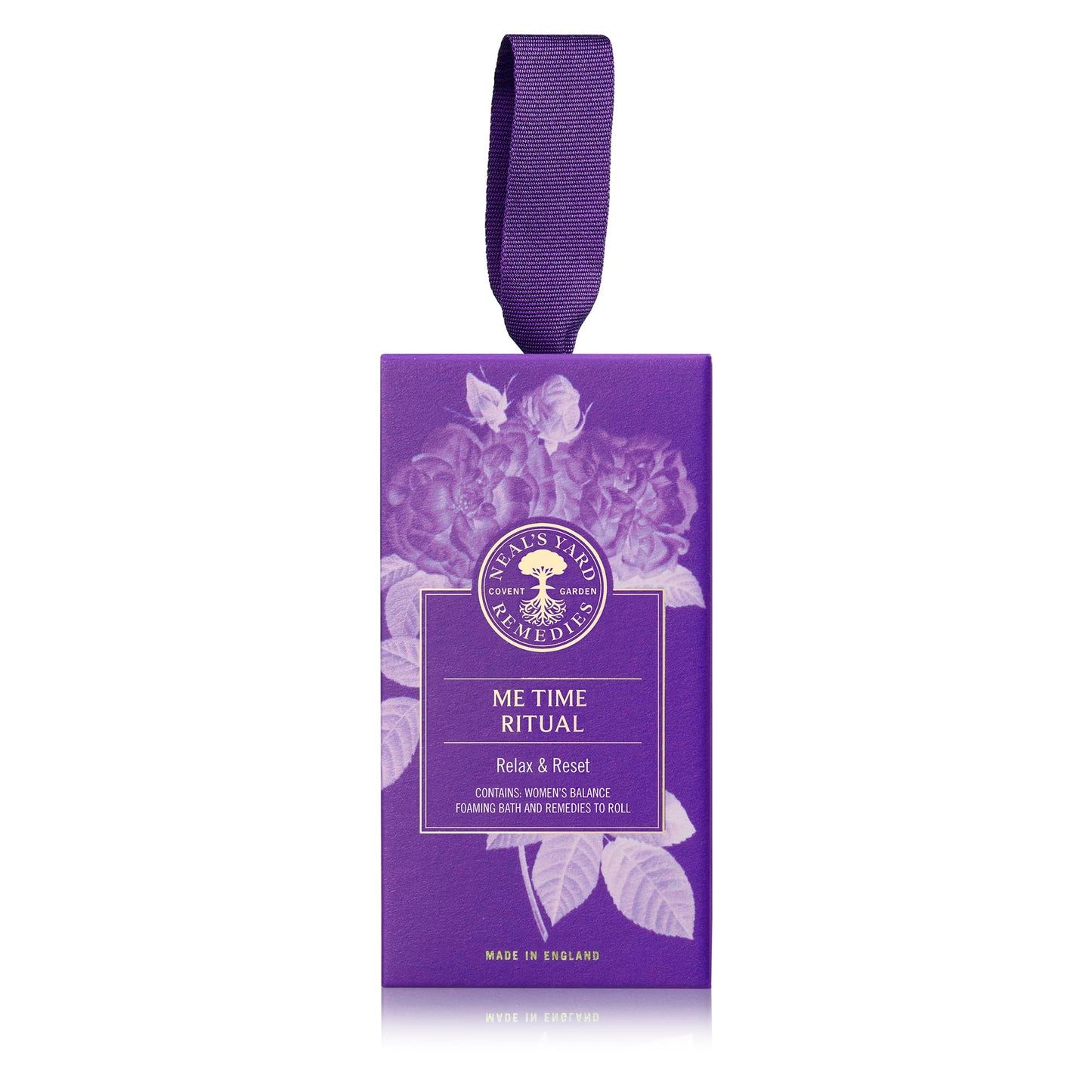 Neal's Yard Remedies Me Time Ritual Gift Set, Foaming Bath Wash & Remedies To Roll Women's Balance Oil, Vegan & Cruelty-Free, Set of 2