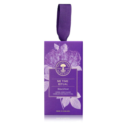 Neal's Yard Remedies Me Time Ritual Gift Set, Foaming Bath Wash & Remedies To Roll Women's Balance Oil, Vegan & Cruelty-Free, Set of 2