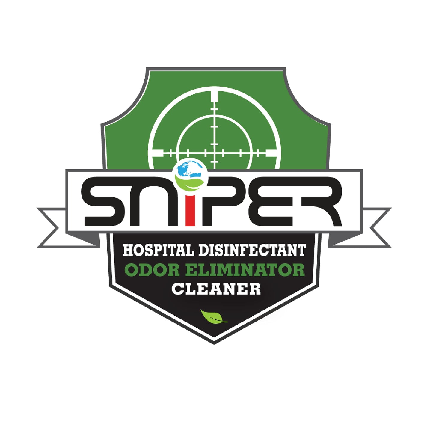 SNiPER Hospital Disinfectant, Odor Eliminator & All-Purpose Cleaner, 16 Ounce Spray