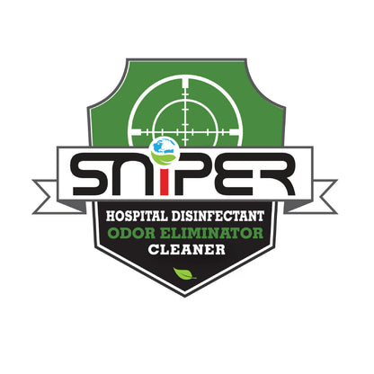 SNiPER Hospital Disinfectant, Odor Eliminator & All-Purpose Cleaner, 16 Ounce Spray
