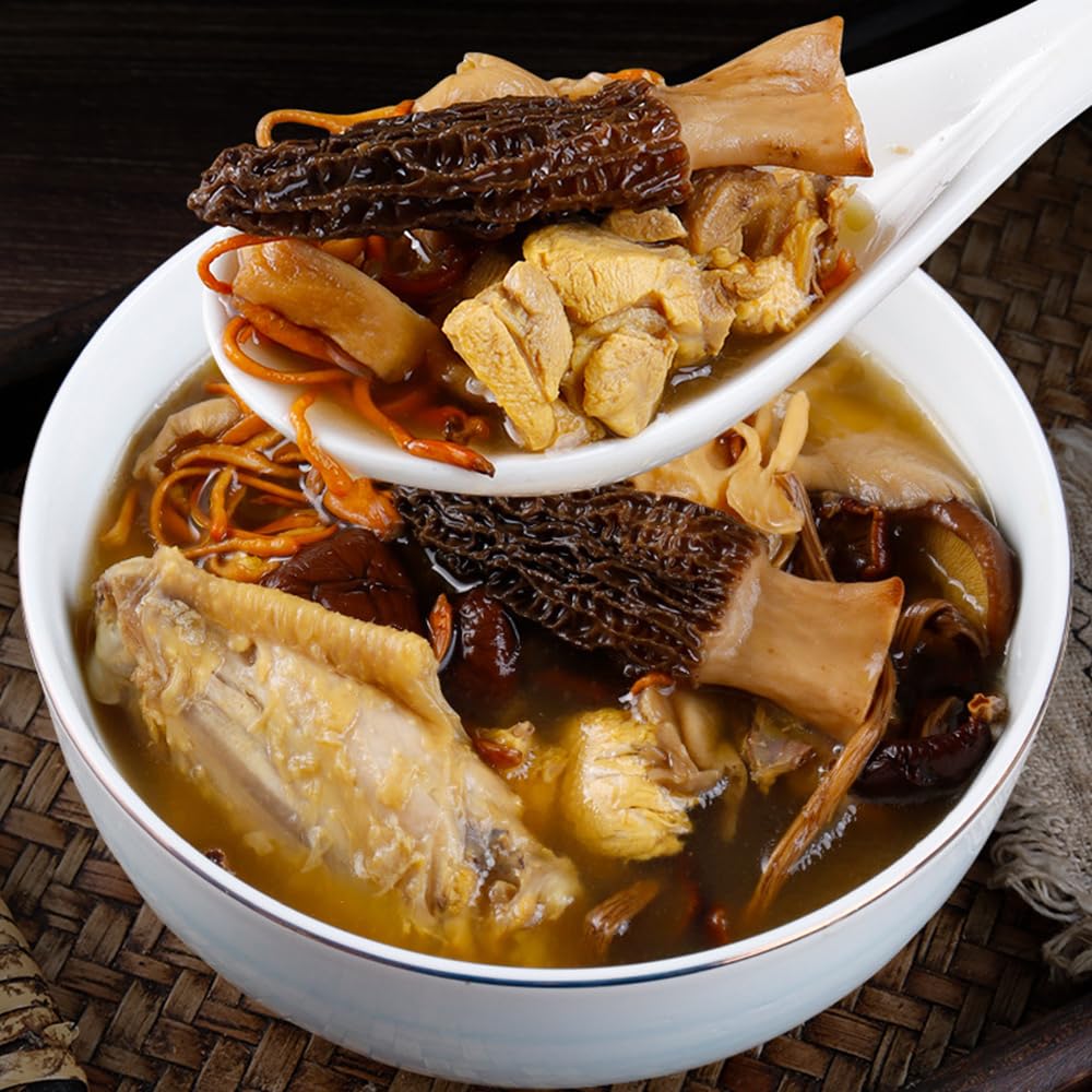 SIJIYUNLI-Bazhen Mushroom Soup Bun 91.5g/3.22oz Soup bag, noodles and rice partner，The deliciousness of mountains and forests