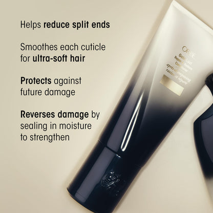 Oribe Gold Lust Repair & Restore Conditioner | Repairing Conditioner for Dry or Damaged Hair | Restores Moisture, Strength, and Softness for Healthier Hair | Liter Refill