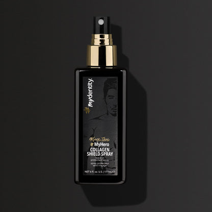 #mydentity MyHero Collagen Shield Spray, 6oz | Leave-In Condtioner | Heat Protection Up To 450 degrees
