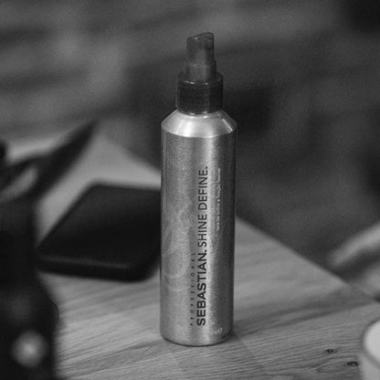 Sebastian Professional Shine Define Hairspray | Flexible Styling Control with Heat Protection | Natural & Soft Definition | 6.7 fl oz
