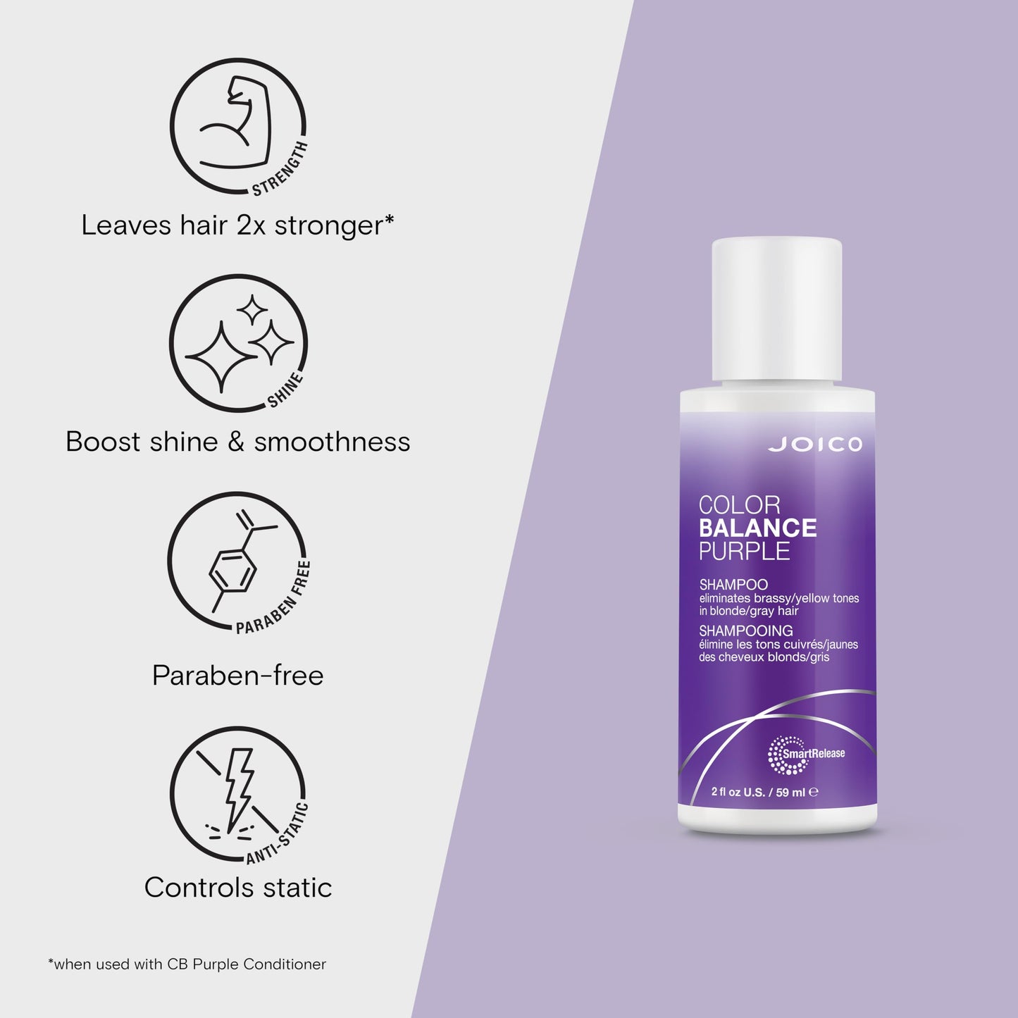 Color Balance Purple Shampoo, 2 oz