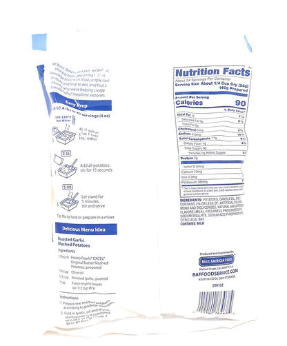 Excel Mashed Potato Pearls - 28 oz. pouch 2pk Box