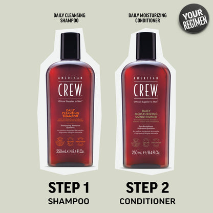 American Crew Conditioner for Men, Daily Moisturizer, Naturally Derived, Vegan Formula, Citrus Mint Fragrance, 15.2 Fl Oz