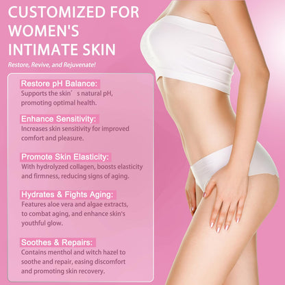 Feminine Intimate Tightening Cream - Natural Intimate Moisturizer Gel for Women pH Balance | Feminine Intimate Care | 50ml | Tightening Gel for Vag - Effective Enhances Tightness and Elasticity