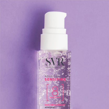 SVR Sensifine Aqua Gel Face Moisturizer with Glycerin, Aloe Vera & Panthenol. Instantly Soothe & Intensely Moisturize Normal to Combination, Sensitive Skin. Fragrance Free, 1.3 Fl.oz.