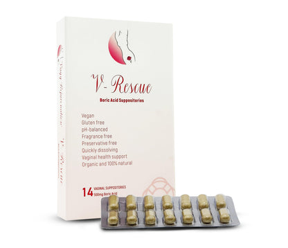 Vagy Rejuvenation V-Rescue - 500 mg Boric Acid 14 Vaginal Applications - Feminine Health