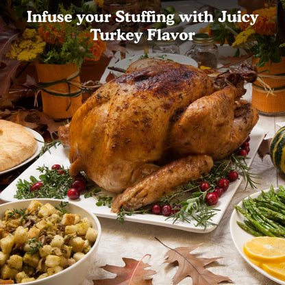 Regency Wraps Turkey Stuffing Bags, 100% Cotton Mesh Bag Allows Poultry Juice to Flavor Dressing with Mess-Free and Safe Removal, Pack of 2, Natural