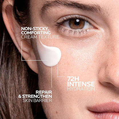 La Roche-Posay Hyalu B5 Suractivated Anti-Aging Face & Neck Cream, Firming Face Moisturizer With 3 Types of Hyaluronic Acid for All Skin Types, 72hr Hydration + Anti-Wrinkle, Fragrance Free, 1.7fl oz