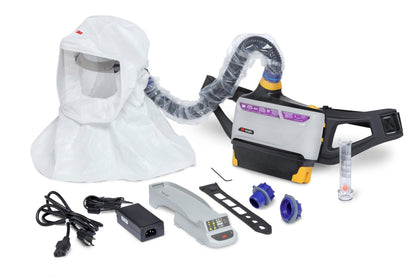 3M PAPR Respirator, Versaflo Powered Air Purifying Respirator Easy Clean Kit, TR-800-ECK, Intrinsically Safe, NIOSH Approved, Ready to Use All-in-One Respiratory Protection for Particulate