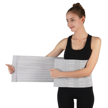 Soles Compression Abdominal Binder, Post-Surgical and Postpartum Belly Wrap, Adjustable Belly Wrap Supports Muscle & Skeletal Stability, Unisex, One Size Fits Most