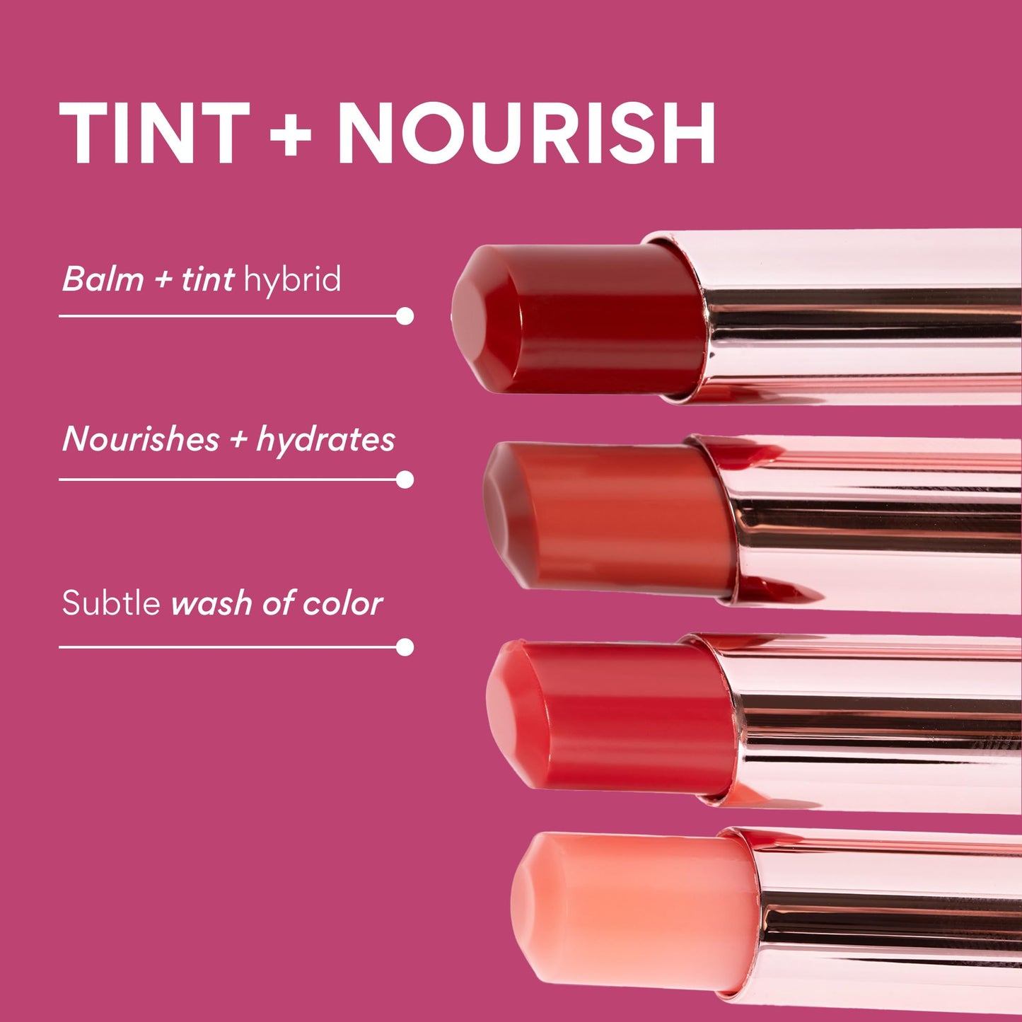 innisfree Dewy Tint Lip Balm with Hyaluronic Acid & Ceramides, Korean Hydrating Tinted Balm, Sheer Lipstick Available in 4 Shades