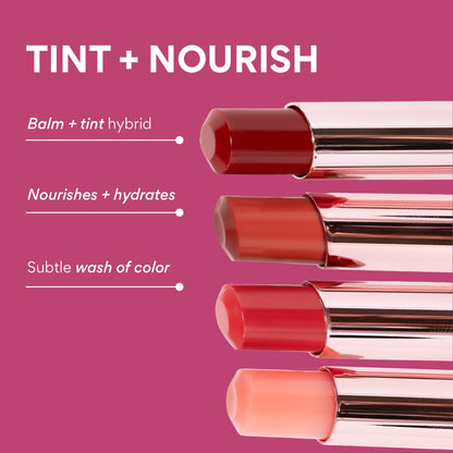 innisfree Dewy Tint Lip Balm with Hyaluronic Acid & Ceramides, Korean Hydrating Tinted Balm, Sheer Lipstick Available in 4 Shades