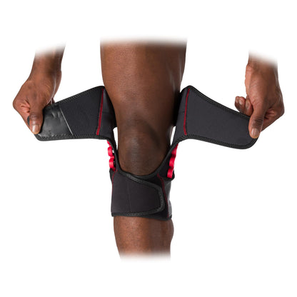 McDavid NRG Light Knee Brace Wrap w/Spring Hinges, Injury Recovery Support, Pain, Fits Left or Right Leg