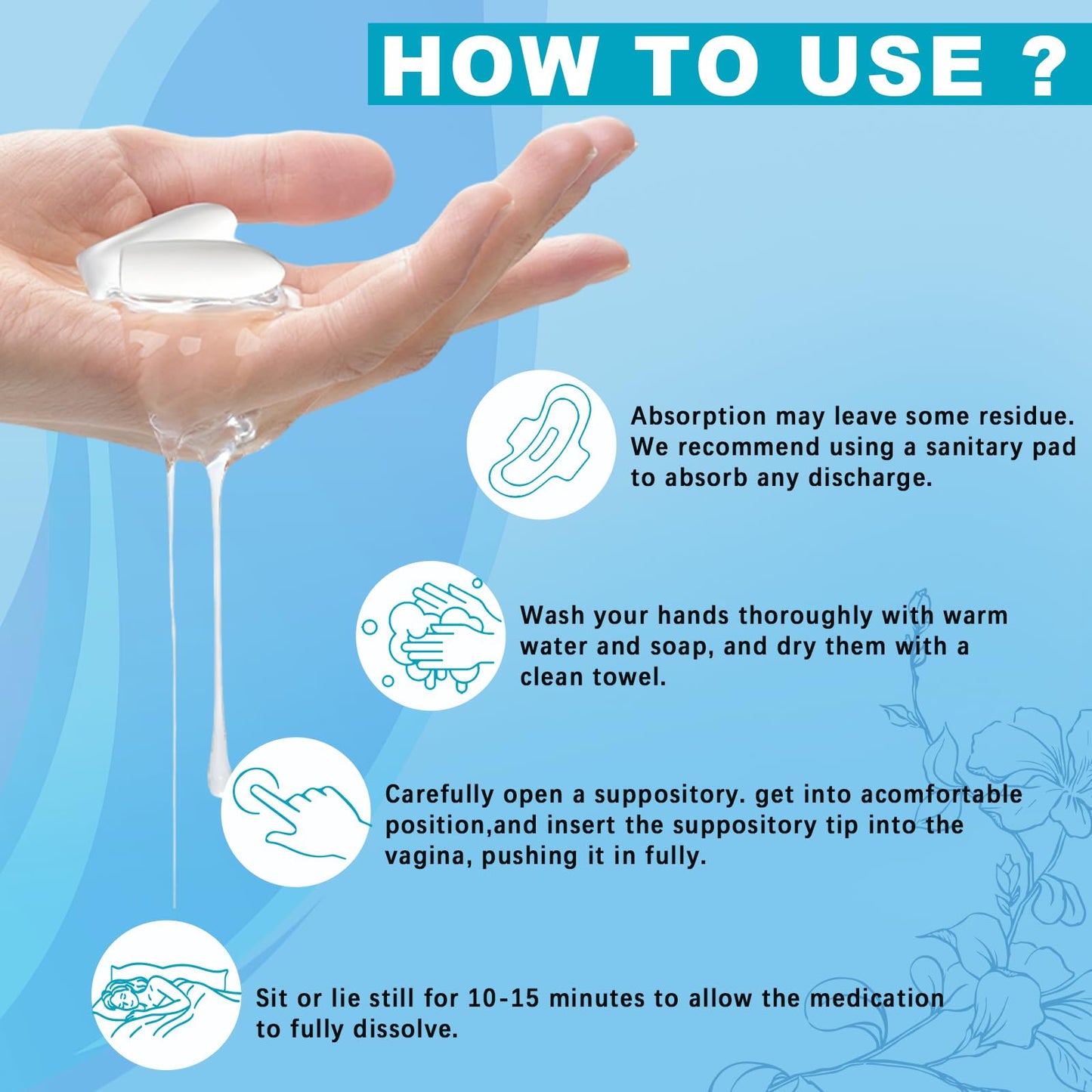 ARME 20MG Hyaluronic Acid Vaginal Moisturizers Suppositories + Coconut Oil&VE 72-Hour for Vaginal Dryness from Menopause, Surgery Hormone-Free Best Vaginal Dryness Products 1-Month Supply (12 Inserts)