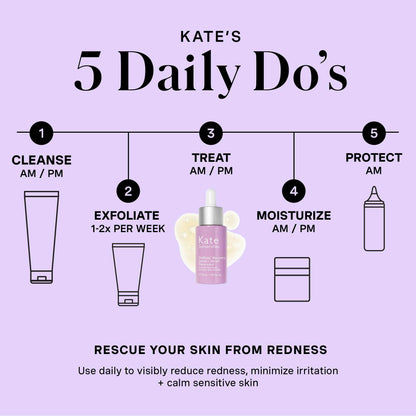 Kate Somerville DeliKate Recovery Serum – Clinically Formulated Hydrating Treatment, Irritation and Redness Relief for Stressed or Sensitive Skin, 1 Fl Oz
