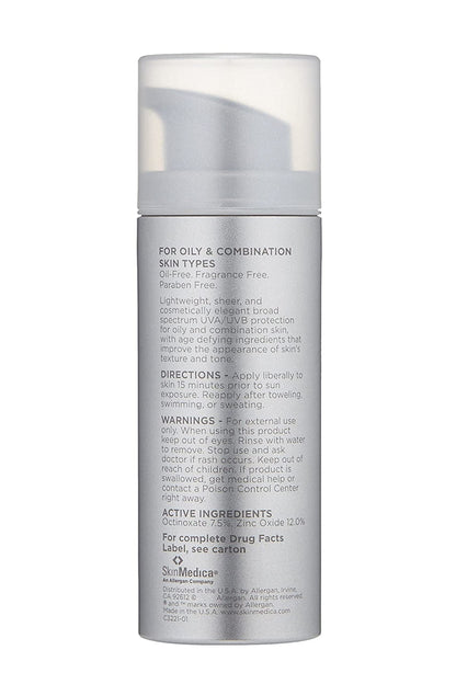 SkinMedica Essential Defense Mineral Shield SPF Sunscreen for Face. This Lightweight, Facial Sunscreen is Ideal for Oily and/or Combination Skin, 1.85 Oz