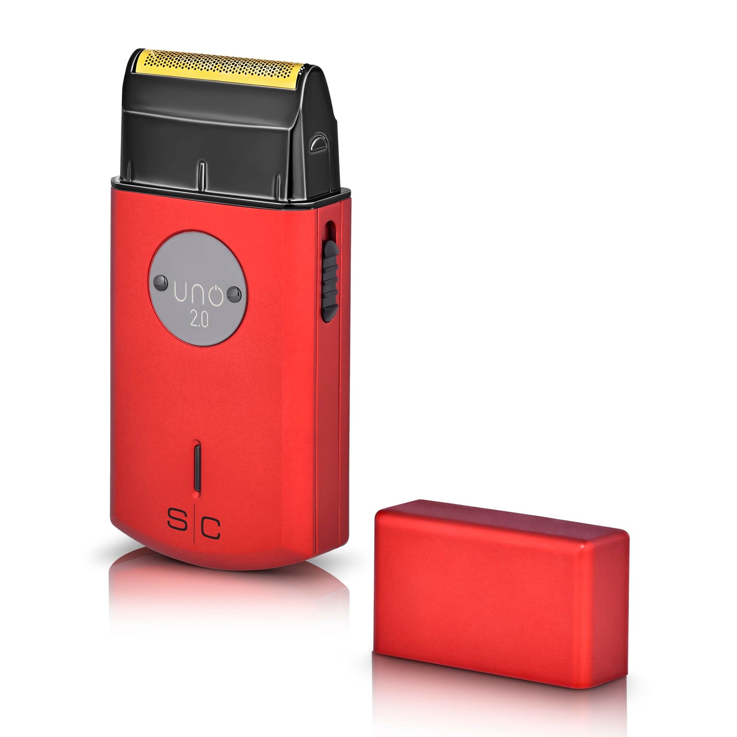 StyleCraft Uno Cordless Single Foil Shaver, Mini Travel Size, Portable, Gold Titanium Premium Head, Turbocharged Motor